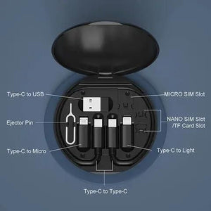 Fast Charging Travel Cabel Set