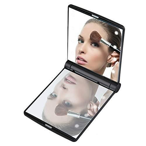 Portable Folding Makeup Mirror with led Lights